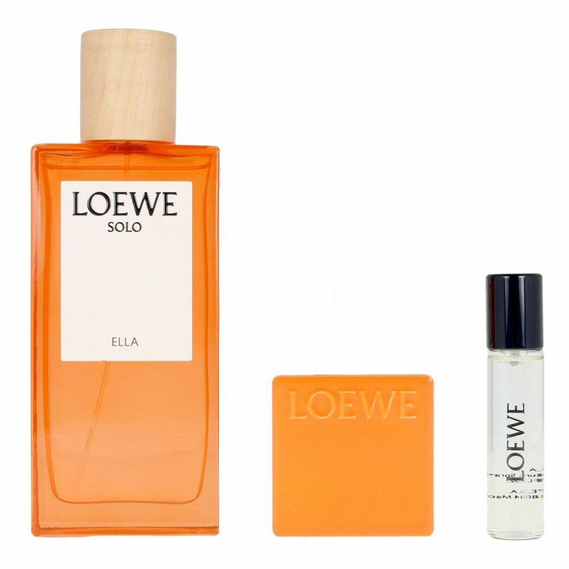 Conjunto de Perfume Mulher Loewe Solo Ella (3 pcs)