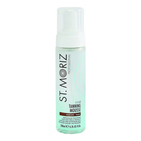 Sun Screen Mousse Professional St. Moriz Self-Tanning [Lotion/Spray/Milk] Medium Dark (200 ml)